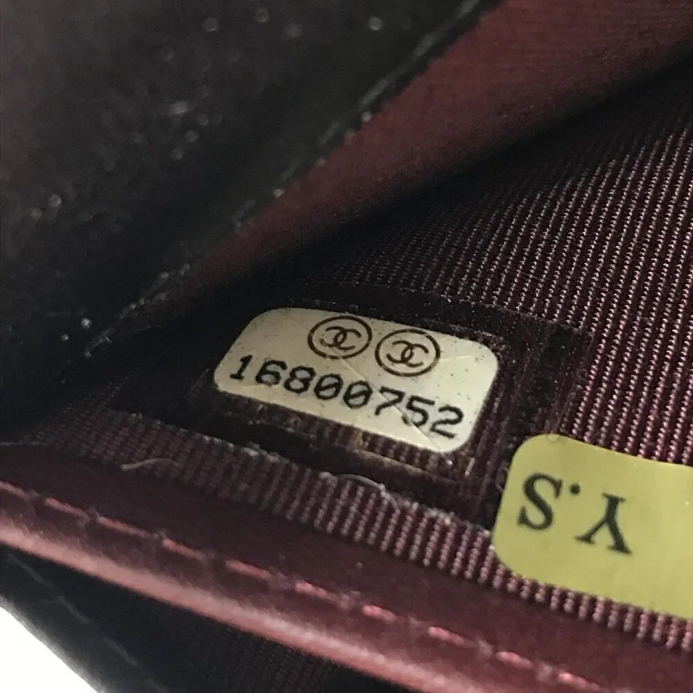 Chanel  Lambskin Quilted Long Flap Wallet Black with Silver Hardware - Picture 11 of 12